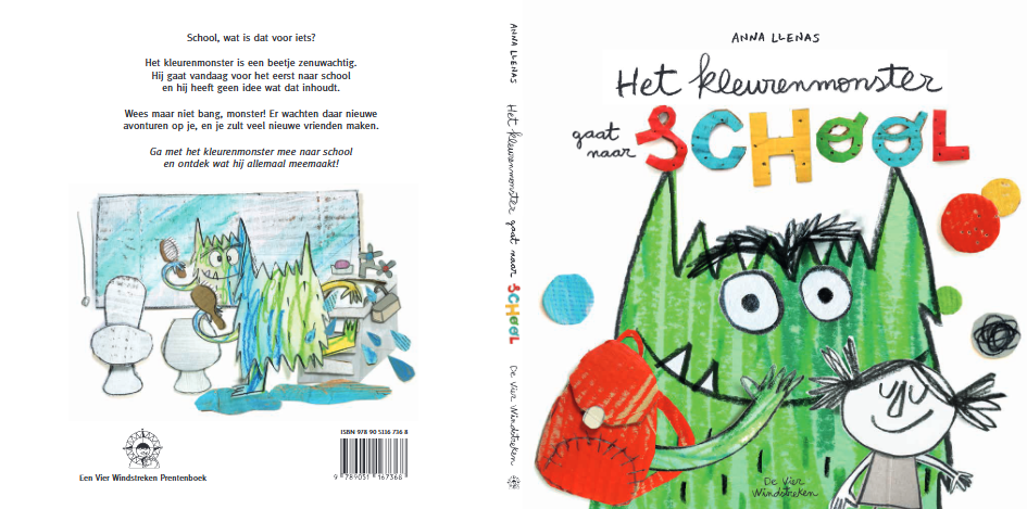 Het kleurenmonster gaat naar school