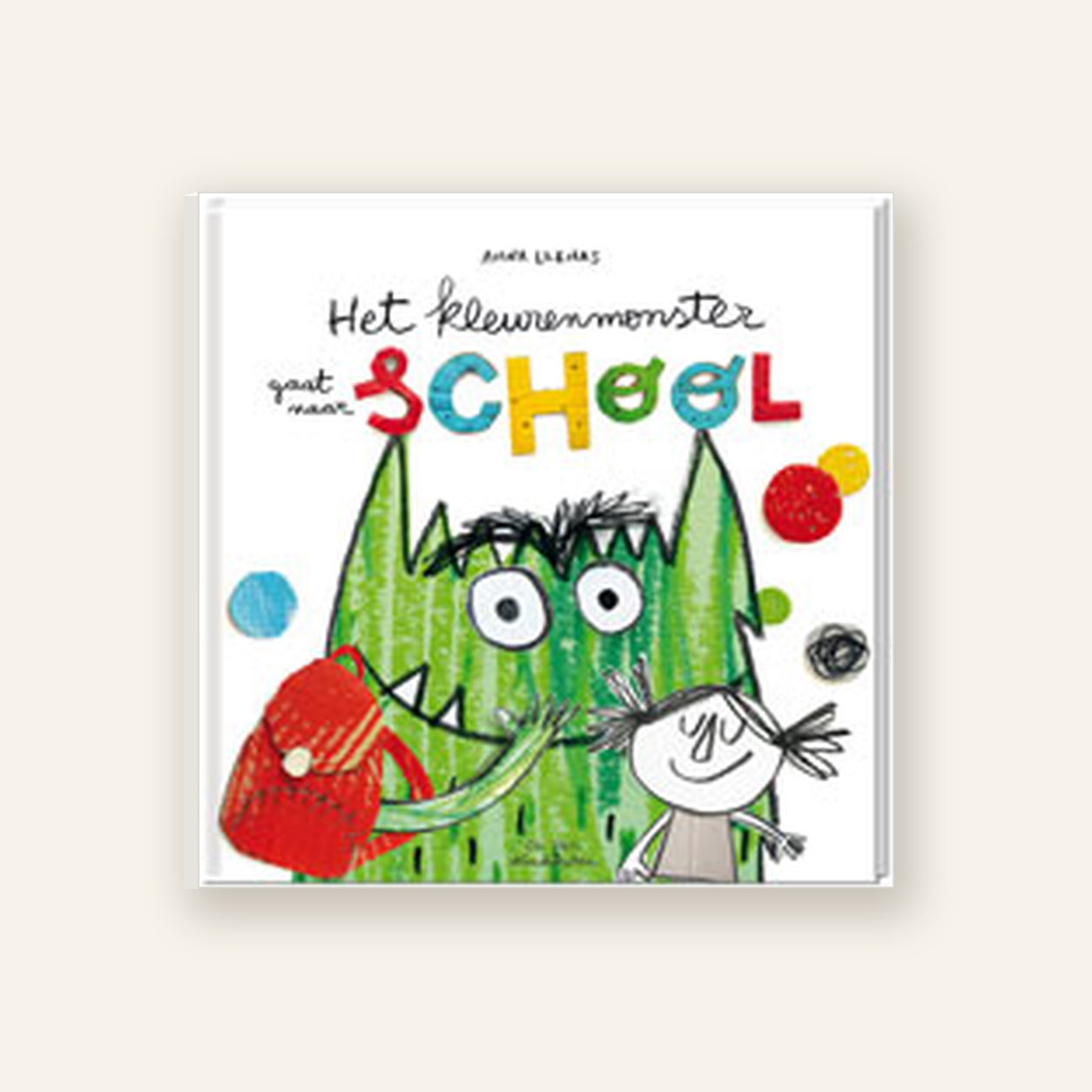 Het kleurenmonster gaat naar school